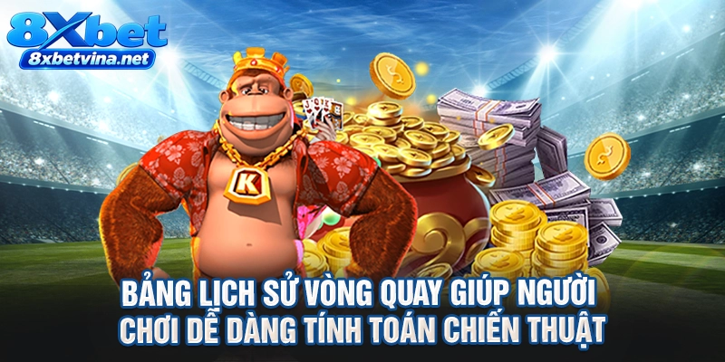 Bảng lịch sử vòng quay giúp người chơi dễ dàng tính toán chiến thuật
