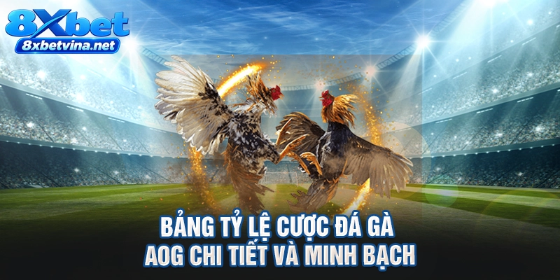 Bảng tỷ lệ cược đá gà AOG chi tiết và minh bạch