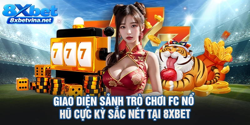 Giao diện sảnh trò chơi FC nổ hũ cực kỳ sắc nét tại 8XBET