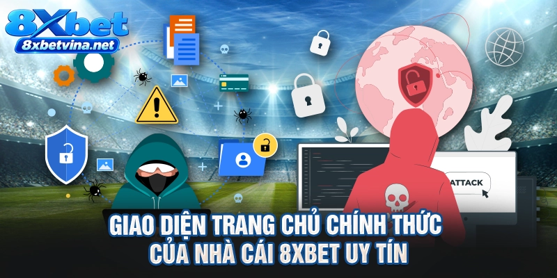 Giao diện trang chủ chính thức của nhà cái 8XBET uy tín